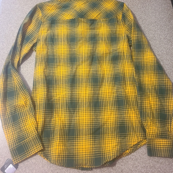 Nwt  kids nfl juniors green bay flannel size medium - Picture 5 of 5